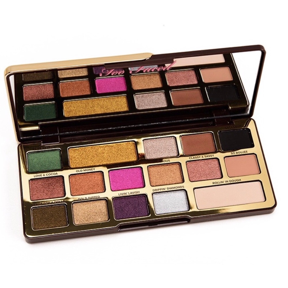 Too Faced Chocolate Gold Eyeshadow Palette, NEW!